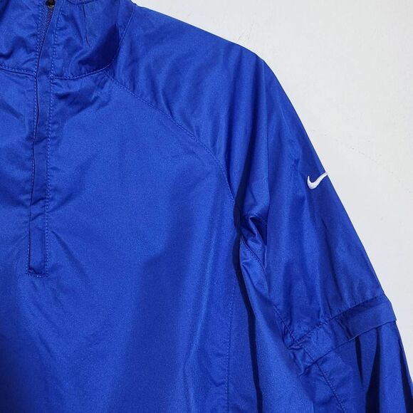 Nike Blue Fit Storm Convertible Jacket Size Large Nike Men's Blue Zip-Up Jacket - Picture 5 of 9